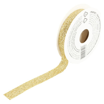 Изображение товара Лента новогодняя на катушке Маркет в ассортименте