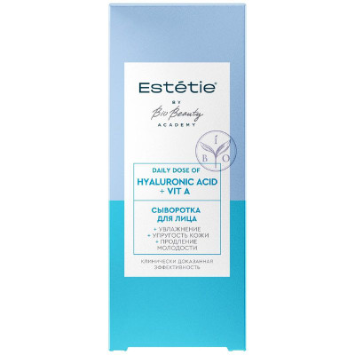 Изображение товара Сыворотка для лица Estetie Hyaluronic Acid + Vitamin A, 30мл