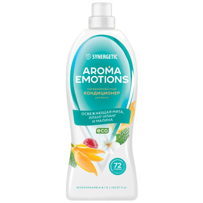 Изображение товара Кондиционер для белья Synergetic Emotions Безмятежность концентрированный, 1.8л