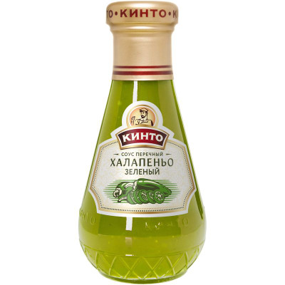 Изображение товара Соус Кинто Халапеньо перечный зелёный, 190мл