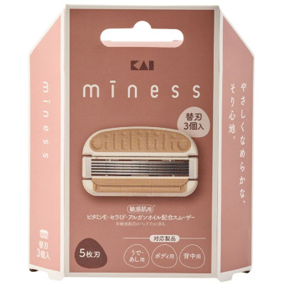 Изображение товара Кассеты сменные Miness для бритвенного станка, 3шт