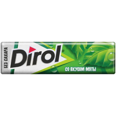 Изображение товара Жевательная резинка Dirol мята без сахара 13.6г