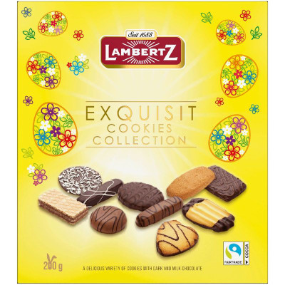 Изображение товара Набор Lambertz Exquisit Ассорти из печенья и вафель, 200г