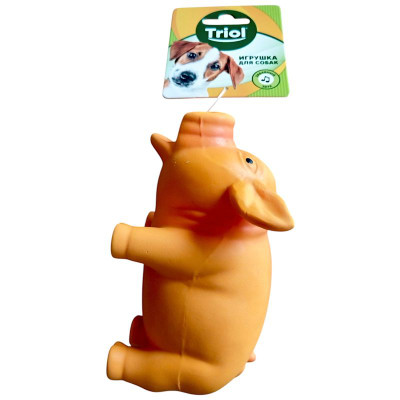 Изображение товара Игрушка для собак Triol Поросёнок Хрюкающий из латекса