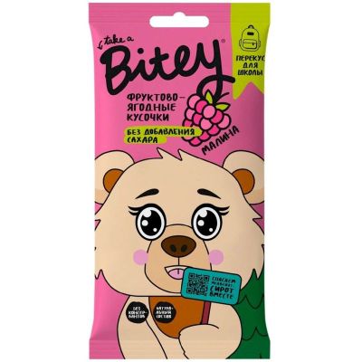 Изображение товара Кусочки Take A Bitey малина для детей, 20г