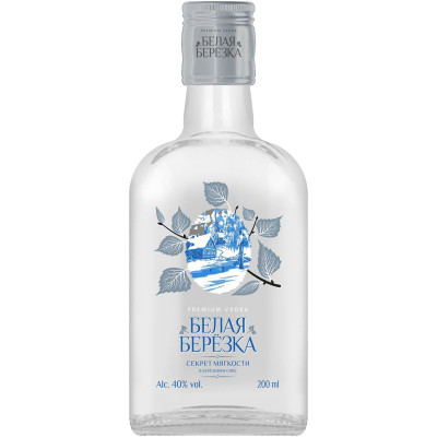 Изображение товара Водка Белая Березка 40%, 200мл