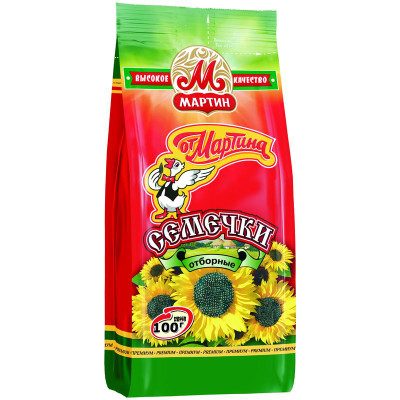 Изображение товара Семечки От Мартина отборные жареные, 100г