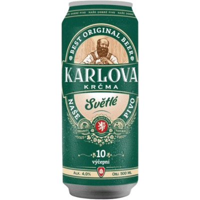 Изображение товара Пиво Karlova Krcma светлое 4%, 500мл
