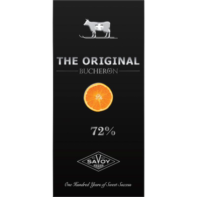Изображение товара Шоколад Bucheron The Original Горький с кусочками апельсина, 90г