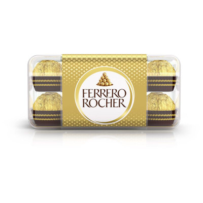 Изображение товара Конфеты Ferrero Rocher молочный шоколад и лесной орех, 200г