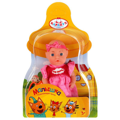 Изображение товара Игрушка Карапуз Пупс Три кота функциональный 15см