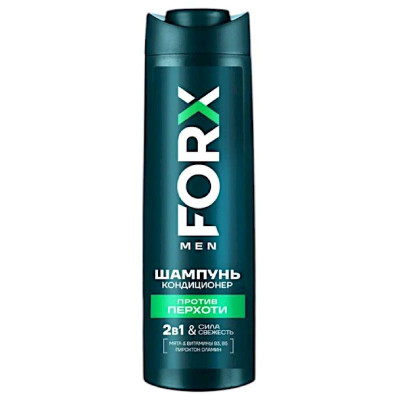 Изображение товара Шампунь-кондиционер Forx против перхоти 2в1, 400мл