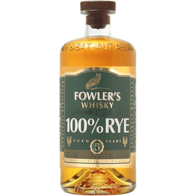 Изображение товара Виски Fowler's Ржаной зерновой 40%, 700мл