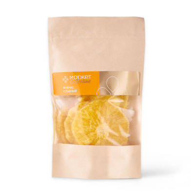 Изображение товара Ананас сушёный Market Collection, 200г