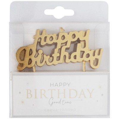 Изображение товара Свеча топпер в ассортименте, 1шт