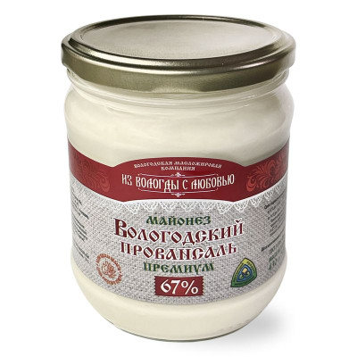 Изображение товара Майонез Вологодский Провансаль Премиум 67%, 430г