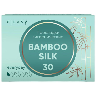 Изображение товара Прокладки E-Rasy Bamboo silk Everyday, 30шт