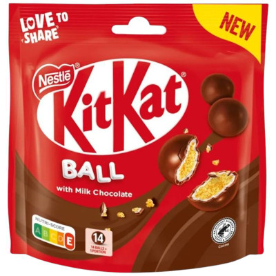 Изображение товара Конфеты KitKat хрустящие шарики в молочном шоколаде, 140г