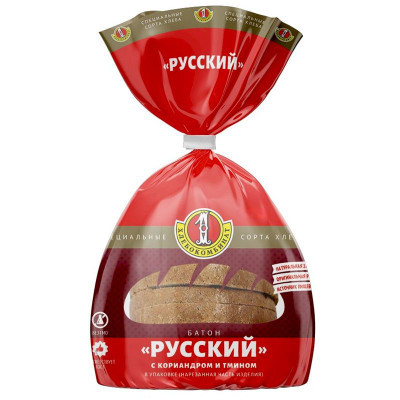 Батон Первый ХК Русский с кориандром и тмином, 200г
