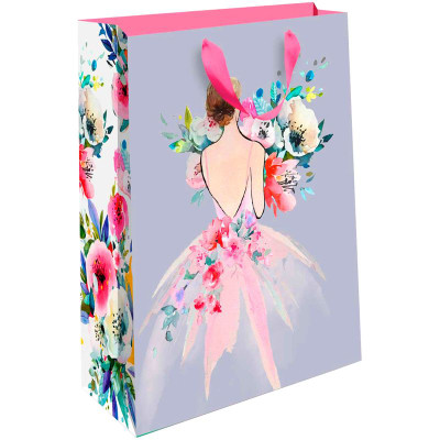 Изображение товара Пакет подарочный Арт и Дизайн стандарт плюс BC в ассортименте 18х22.3см