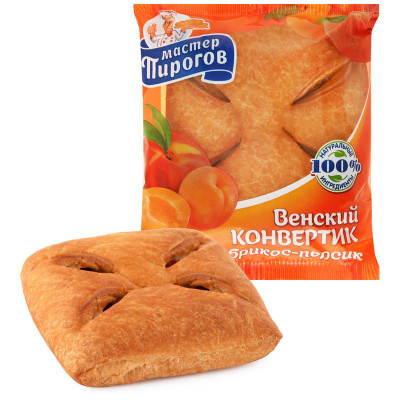 Изображение товара Конвертик Мастер Пироговъ абрикос-персик, 70г