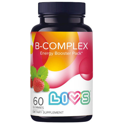 Изображение товара БАД Livs Комплекс витаминов В плюс витамин C мармеладные пастилки №60, 3г