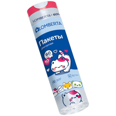 Изображение товара Мешки для мусора Lomberta, 10х60л
