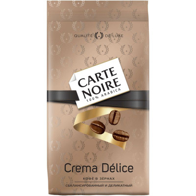 Изображение товара Кофе Carte Noire Crema Delice жареный в зёрнах, 800г