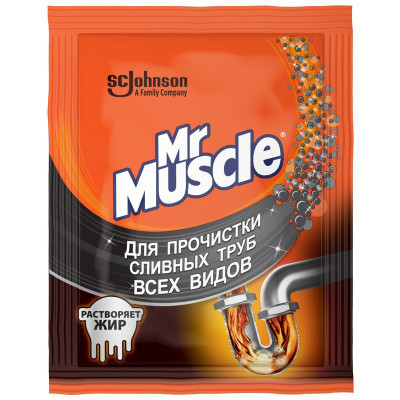 Изображение товара Средство для прочистки сливных труб Mr.Muscle, 70г