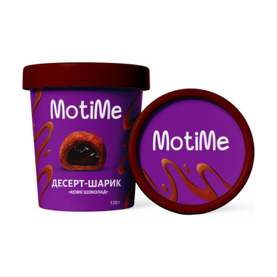 Изображение товара Десерт-шарик Motime Кофе-шоколад замороженный, 120г