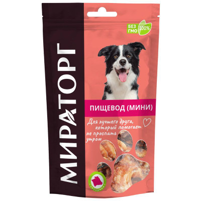 Изображение товара Лакомство Мираторг для собак сушенный говяжий пищевод, 50г