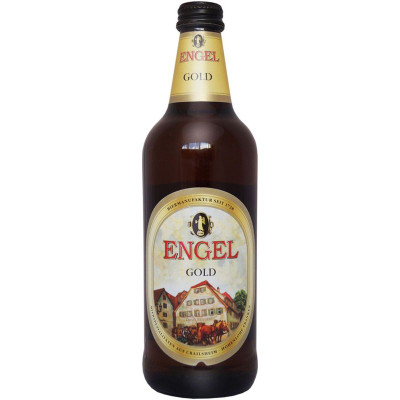 Изображение товара Пиво Engel Gold светлое фильтрованное 5.4%, 500мл