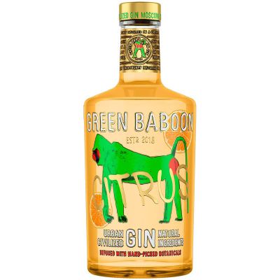 Изображение товара Джин Green Baboon Citrus 40%, 700мл