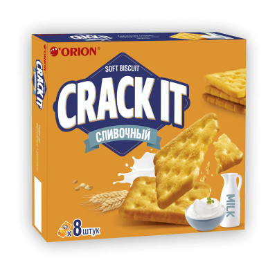 Изображение товара Печенье Orion Crack-it Creamy затяжное, 160г