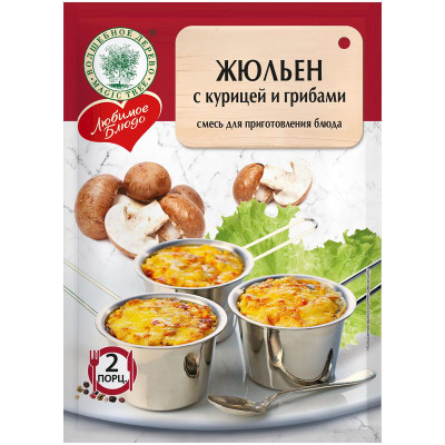 Изображение товара Приправа Волшебное Дерево Жульен с курицей и грибами, 30г
