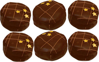 Изображение товара Пирожное У Палыча Меренги шоколадные, 180г