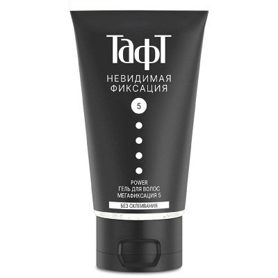 Изображение товара Гель для укладки волос Тафт Power невидимая фиксация мегафиксация 5, 150мл