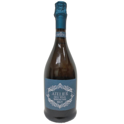 Изображение товара Вино игристое Atelier Des Vins белое брют 11.5%, 750мл