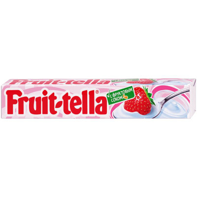 Изображение товара Конфеты Fruittella жевательные со вкусом клубничного йогурта, 41г