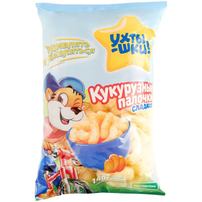 Изображение товара Палочки кукурузные сладкие Ухтышки, 140г