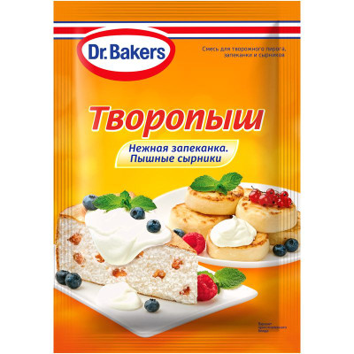 Изображение товара Смесь Dr.Bakers Творопыш для творожного пирога и запеканки, 60г
