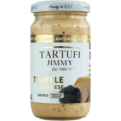 Изображение товара Соус Tartufi Jimmy грибной трюфельный c сыром Пармиджано Реджано, 180мл