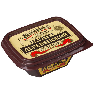 Изображение товара Паштет из печени Егорьевская Деревенский жареный, 150г