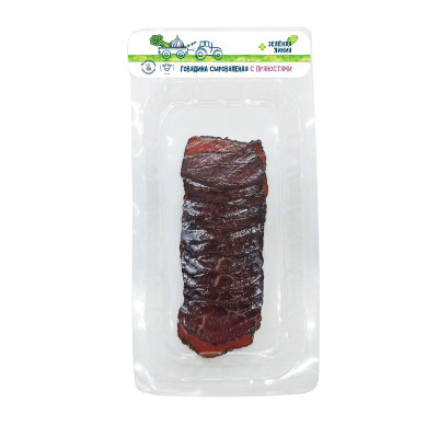 Изображение товара Говядина с пряностями сыровяленая Зелёная Линия, 100г