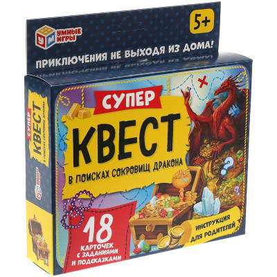 Изображение товара Игра настольная Умные Игры Супер Квест для детей