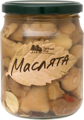 Изображение товара Маслята Кедровый Бор маринованные резаные, 500г