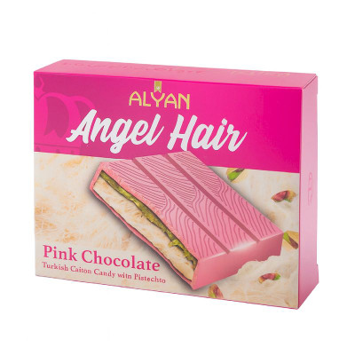 Изображение товара Шоколад Alyan Angle Hair с фисташковым кремом и пишмание, 80г