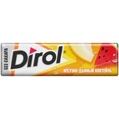 Изображение товара Жевательная резинка Dirol XXL без сахара арбуз-дыня, 19г