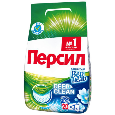 Изображение товара Порошок стиральный Персил Свежесть от Вернель, 3кг