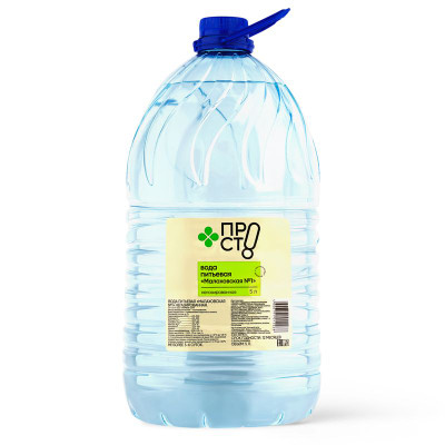 Изображение товара Вода Малаховская №1 питьевая 1 категории негазированная Пр!ст, 5л